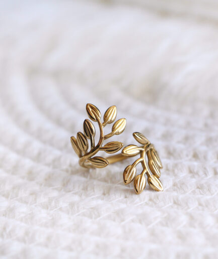 Bague À l'État Sauvage - Dorée